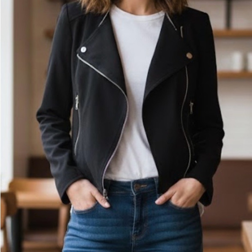 Express Black Women's Leather Jacket
